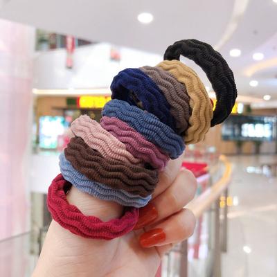 10Pcs Hair Ties Rubber Bands Thick Ponytail Holder Headwear Hair Rope  Girls
