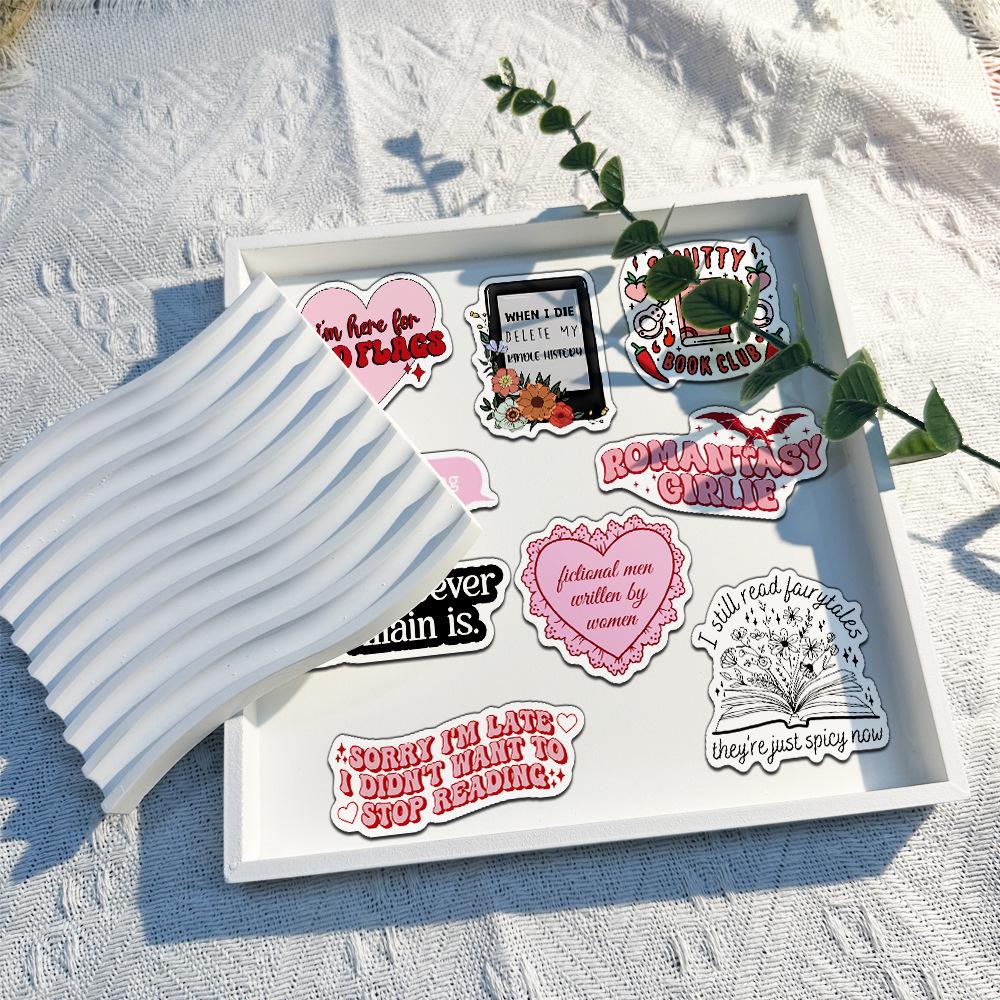 Creative Romantic Reading Stickers: 50/150 Sheets - Simple, Personal DIY Journal & Phone Case Decals