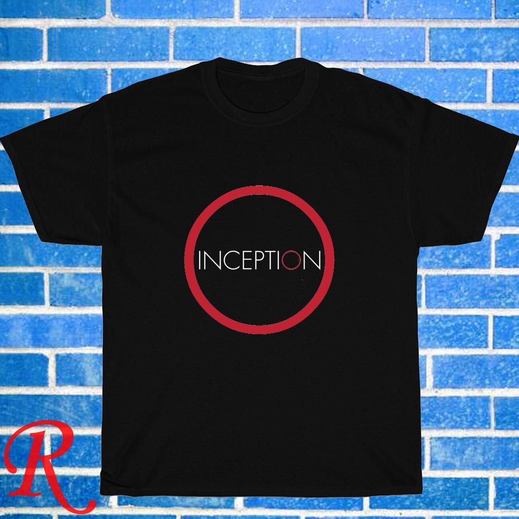 New Inception Movie Logo Black/Grey/Navy/White Size S-5XL Unisex T-Shirt