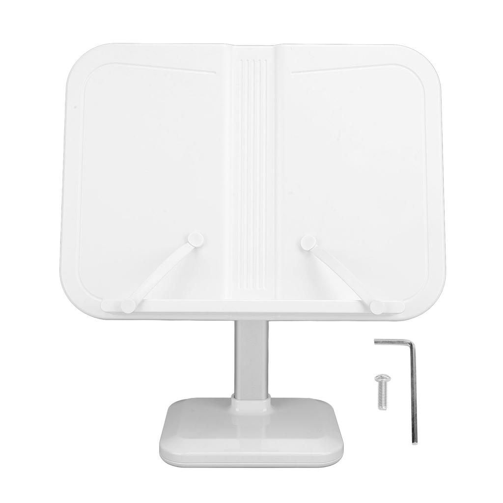 Adjustable Book Holder with Page Clips Multi Angle Adjustment Aluminum Children Reading Stand for La