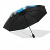 Dynamic Soccer Action Portable Automatic Umbrella with 8-Rib Durable Plastic & Iron Durable Everyday Carry Umbrella Vibrant Pattern Umbrella