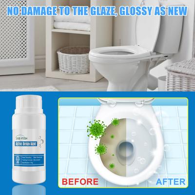 Fast Foam Splash Toilet Bowl Foaming Powder Toilet Cleaner Sink Tank Stain Cleaning Powder Eliminate Odor Prevent Blockage 110g