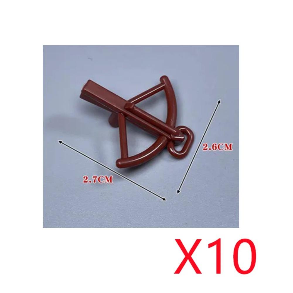 MOC Building Blocks Weapon Toy Accessories Medieval Soldier Knight Figure Ten Spear Crossbow Axe Sword Mini Brick Gift S001 DIY