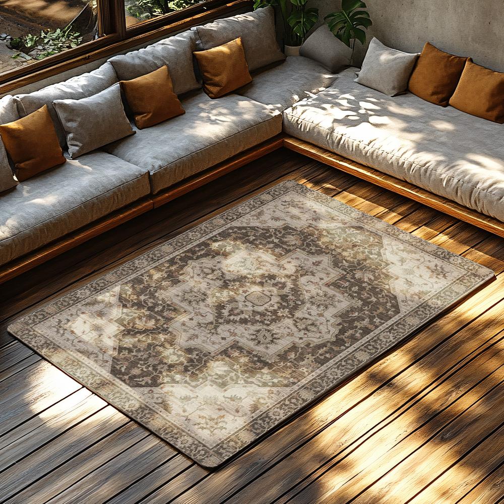 Turquoise Geometric Area Rug, Modern Non-Slip Low Pile Carpet, Ethnic Pattern Living Room Rug for Sofa Floor Decor,Washable Soft