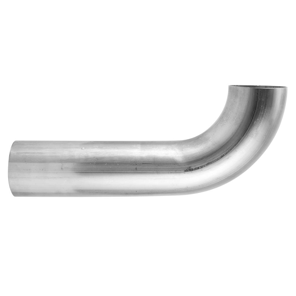 2.5 Inch Stainless Steel 90-Degree Exhaust Elbow – Mandrel Bend For Improved Airflow, Universal Fit, Durable Car Exhaust Pipe Accessory