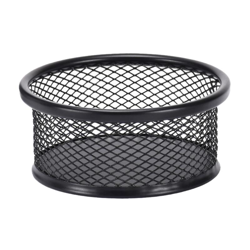 

Multifunctional Storage Container For Desk Accessory Including Paper Clips Thumbtacks Metal Construction Modern Styles