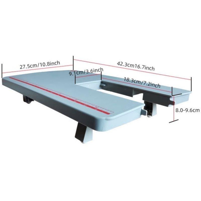 B97A-Extension Table For SINGER 660/670/680 Home Sewing Machine Extension Sewing Table Adjustable Height Extension Board