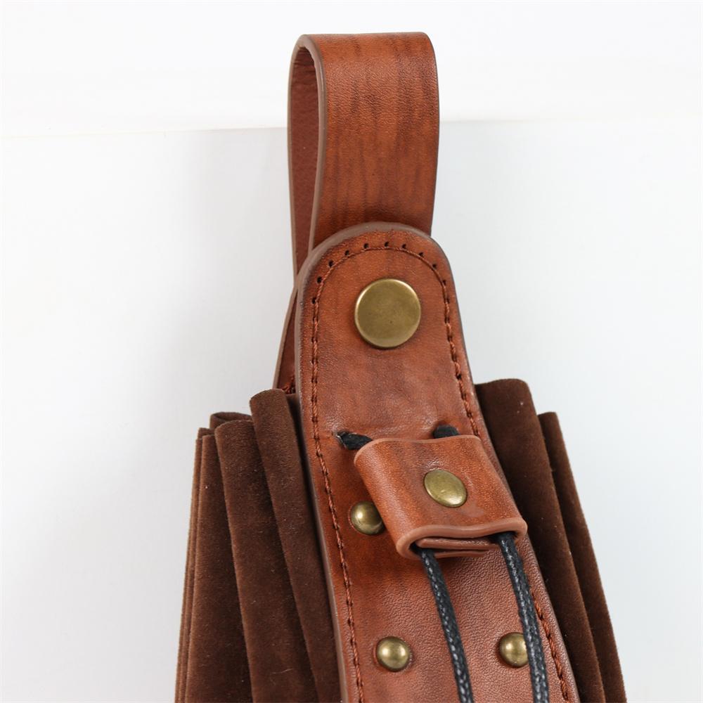 Cosplay Medieval Retro Belt Renaissance Waist Bag Viking Knight Skirt Clip Keychain Halloween Role-playing Prop