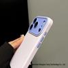iPhone 17 Pro Max Case: Contrast Color, Drop-proof Liquid Silicone Imitation