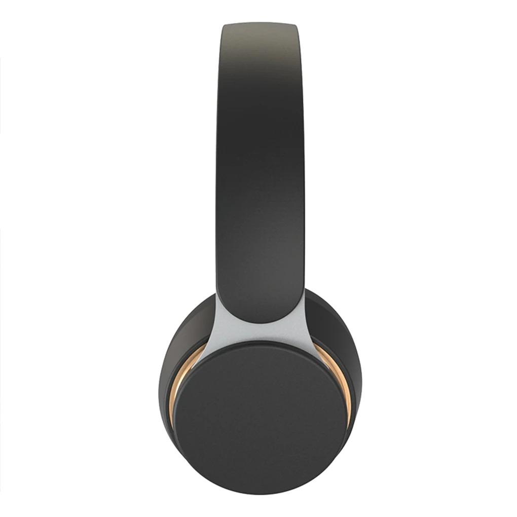 Auricolari Wireless Bluetooth 5.0, Auricolari Pieghevoli Stereo Lossless con Microfono, Slot FM, SD/TF, Cancellazione Attiva del Rumore, Durata Riproduzione di 20 Ore