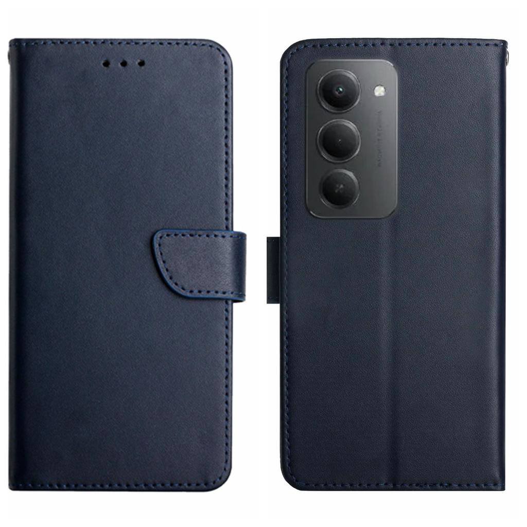 For Xiaomi Redmi 15 5G Case Genuine Cow Leather Phone Cover Nappa Texture