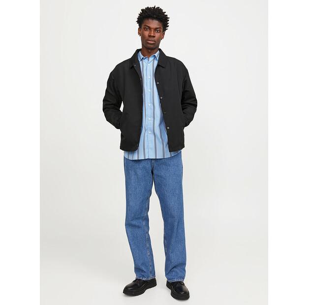 Demi-season Jacket Jack&Jones Roy Coach 12237754, Black, Standard Fit