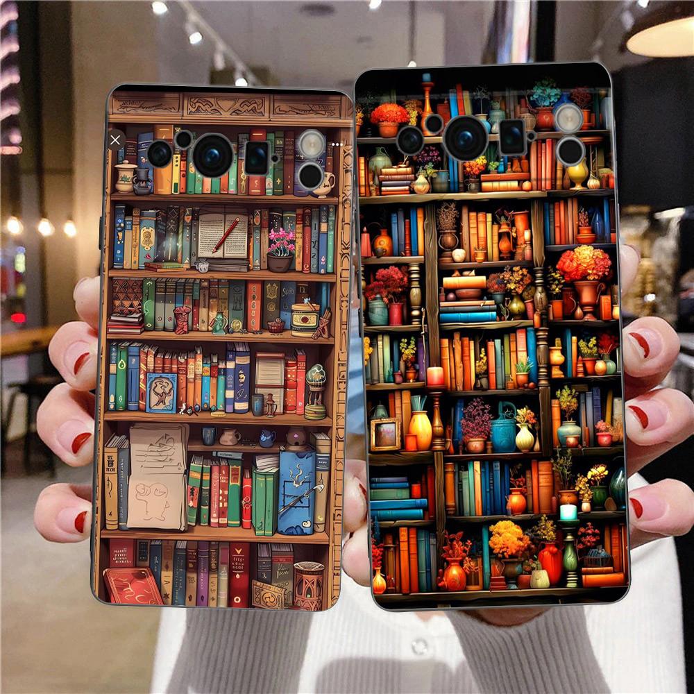 Read Books Illustration Phone Case Cover for Google Pixel 9 8 7 6 7A 6A Pro Shockproof Silicone Soft 9 Pro XL Shell Capas Fundas