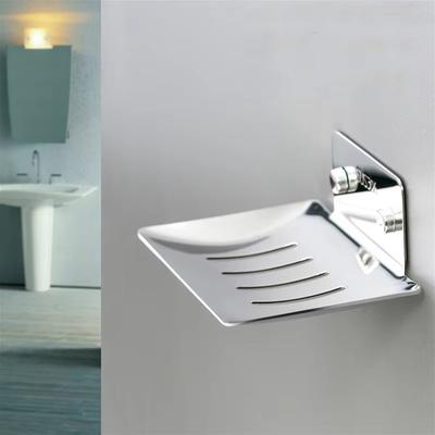 Soap Dish Tray Soap Holder Wall-mounted Non-porous Drain Soap Dish for Holding Soaps Household Bathroom Portable Soaps Dishes