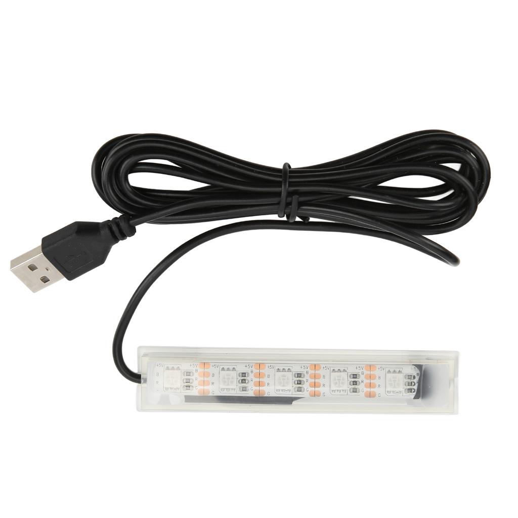 Aquarium Light USB Powered Remote Control Colorful Fish   LED Lamp for Landscape