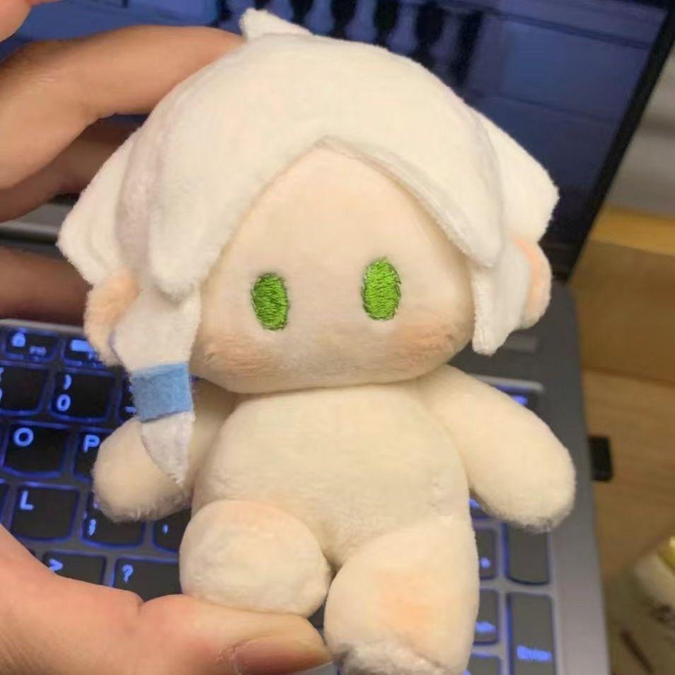 10 Cm Nude Doll Sky:Children Of The Light Initial Stuffed Plush Keychain Doll Printed Dress-Up Cotton Doll Toys For Kids Xmas