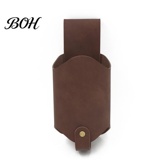 Portable Soda Can Holder Waist Hanging Beer Holder, Faux Leather Beverage Drink Holster for Belt, Accessories Lovers