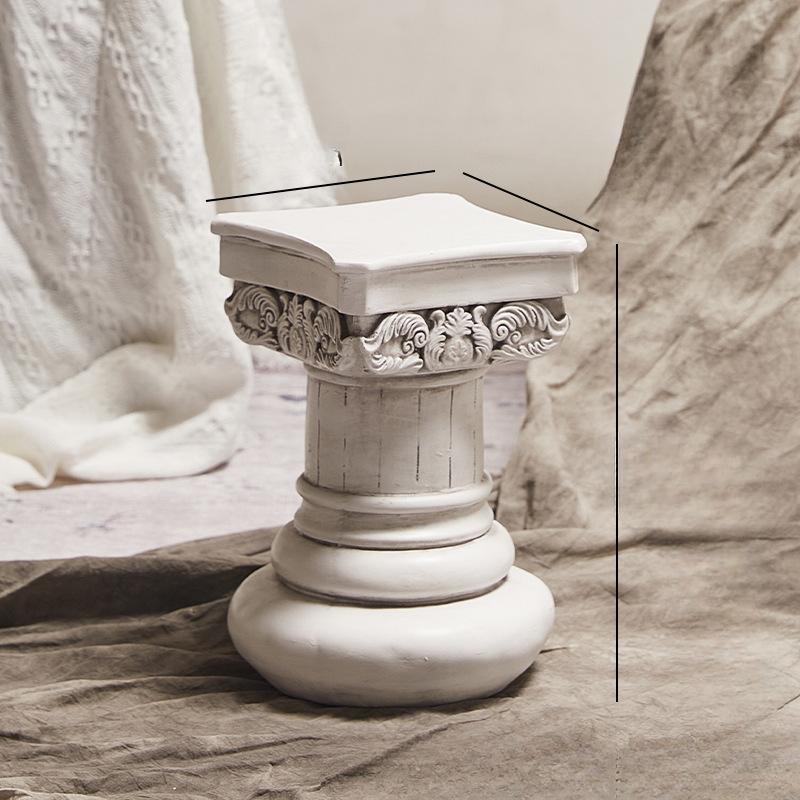 Vintage Nordic Angel Ornament Creative Design Roman Nice Column Model Statue Entrance Villa Outdoor Courtyard Resin Crafts