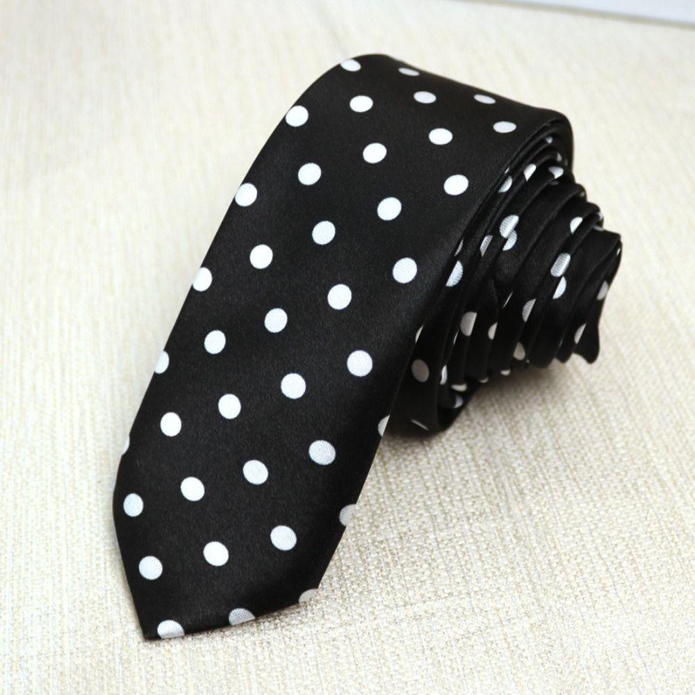 Print Design Striped Tie Trendy Pattern Narrow Tie Fashion Leopard Print Tie  Casual Occasions