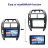 9 inch Car Radio Frame Auto Stereo Frame Kit for VW Volkswagen Polo 2004-2011 Mounting Bezel Faceplate Car Interior Front Dash Center Fascia