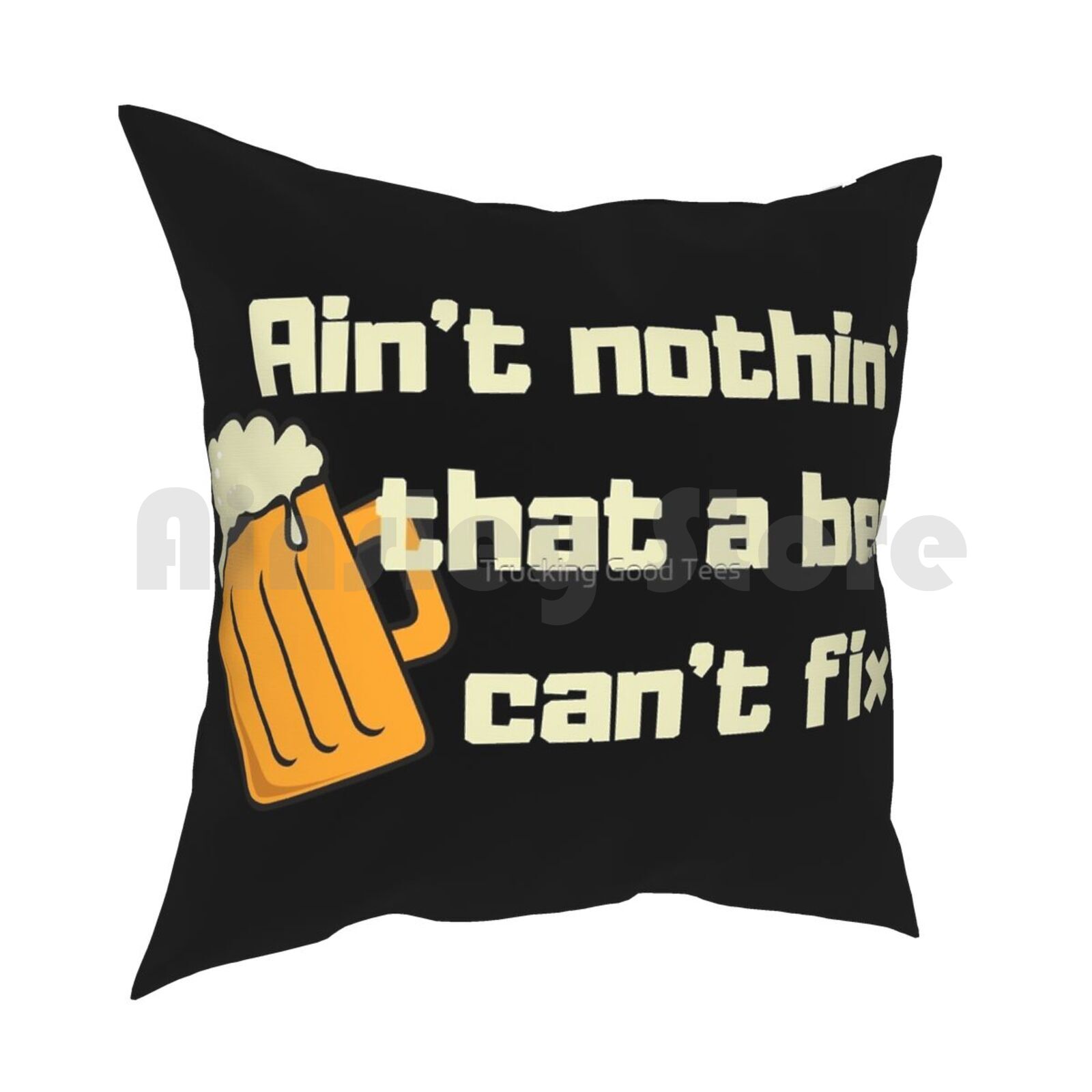 Aint Nothing A Beer Cant Fix Pillow Case Printed Home Soft Throw Pillow Thomas Rhett Beer Country Music Country Lyrics 30x30cm 12x12in