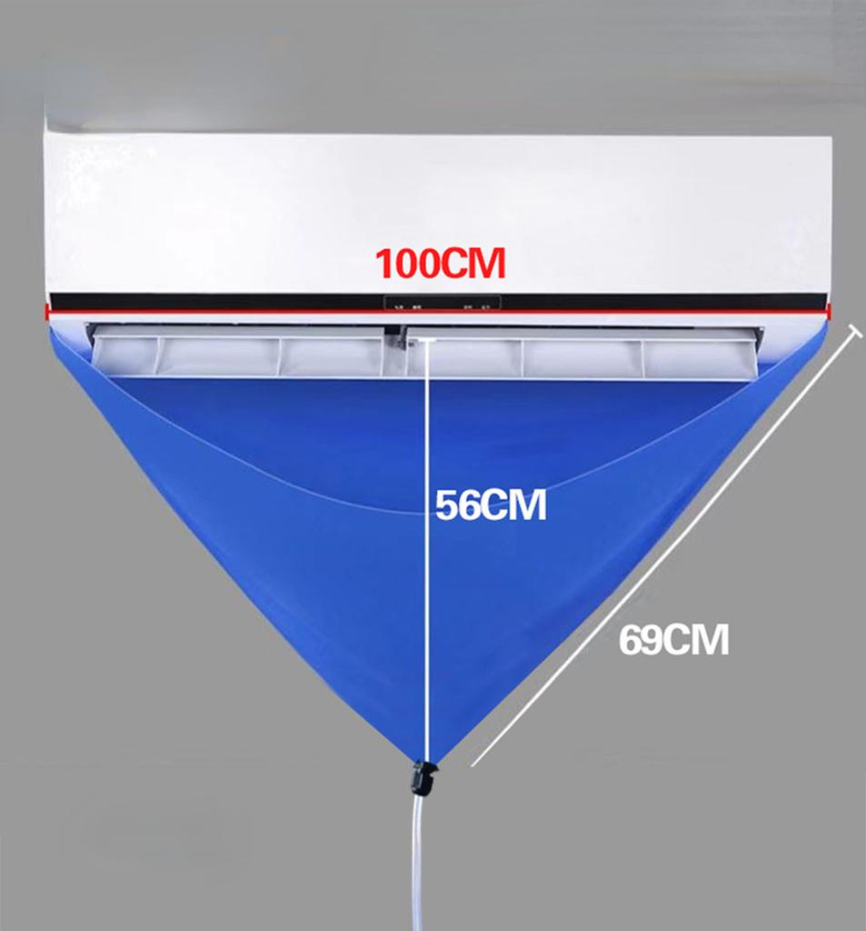 100 cm Thened Cleaner Air Coditioning Reinigungsabdeckung Tasche PVC mit Wasserleitung Home 1-1,5P Split Hanging Air Conditioner Toolsick