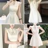 Uccellino Cheongsam Dress, Mini Ruffles, Neat and Clean Dress, Perfect for Cosplay, Dates, Halloween, and Parties (Size L)