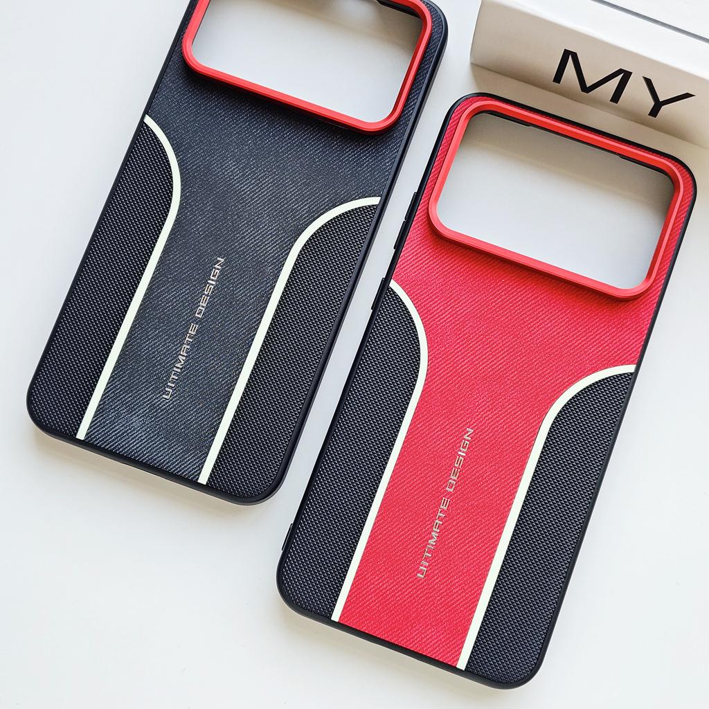 For Honor Win & Honor Win RT Case PU Leather Skin Friendly Contrast Color Keys Lens Frame Protective Back Soft Case Cover