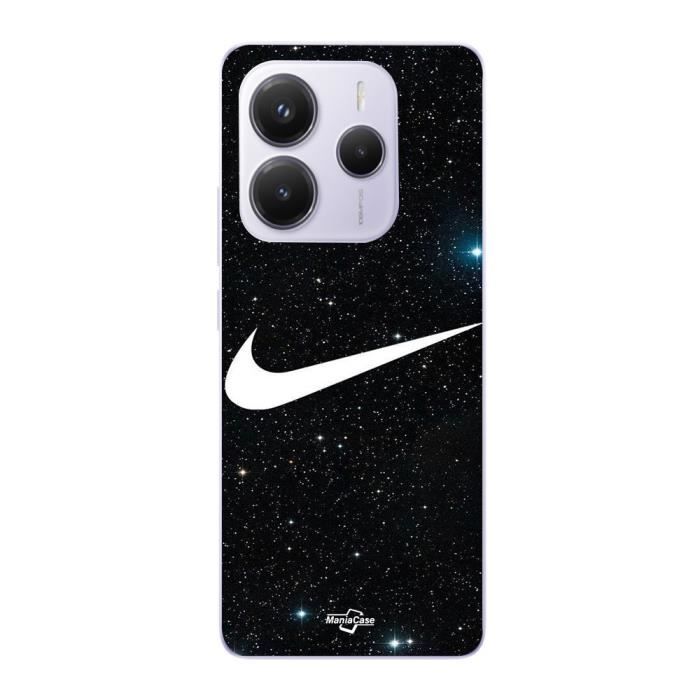 Coque - Maniacase - Xiaomi Redmi Note 14 5G - Noir - Souple - Galaxie étoilée