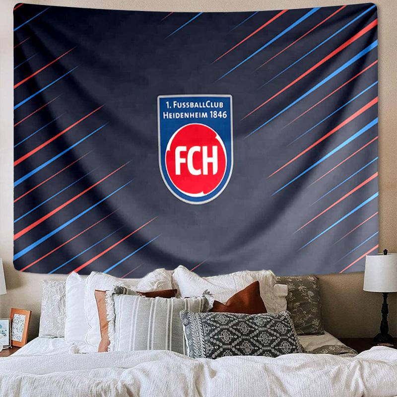 Heidenheim Crest Tapestry Playroom Tapestry, Accessories for Bedroom,Livingroom, dormitory Room Wall Decor Fan Birthday Gifts