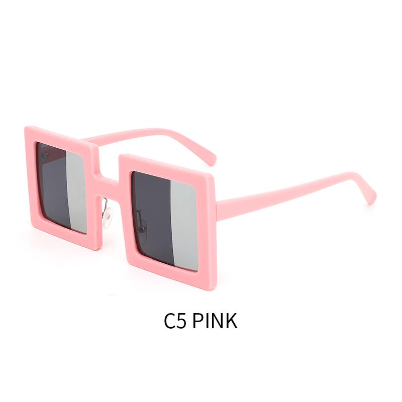 1pc Fashion Square Large Frame Sunglasses European and American Versatile Trendy Sunglasses Neutral Leisure Vacation Style