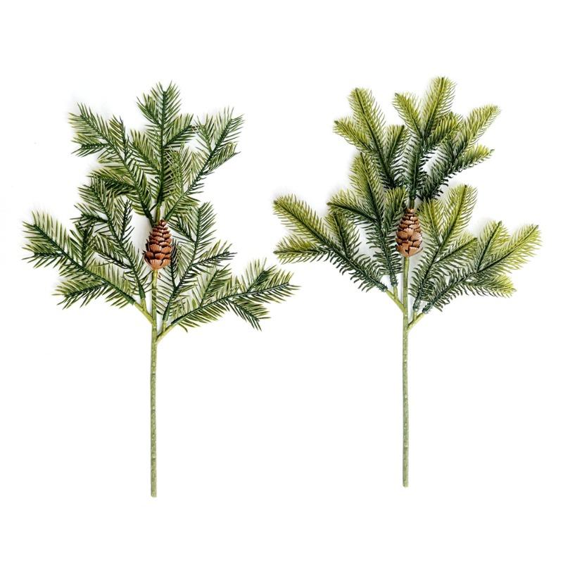 Artificial Christmas Green Plants, Small Bunches, Artificial Red Berries, Home Decoration Ornaments, Flower Arrangement Props