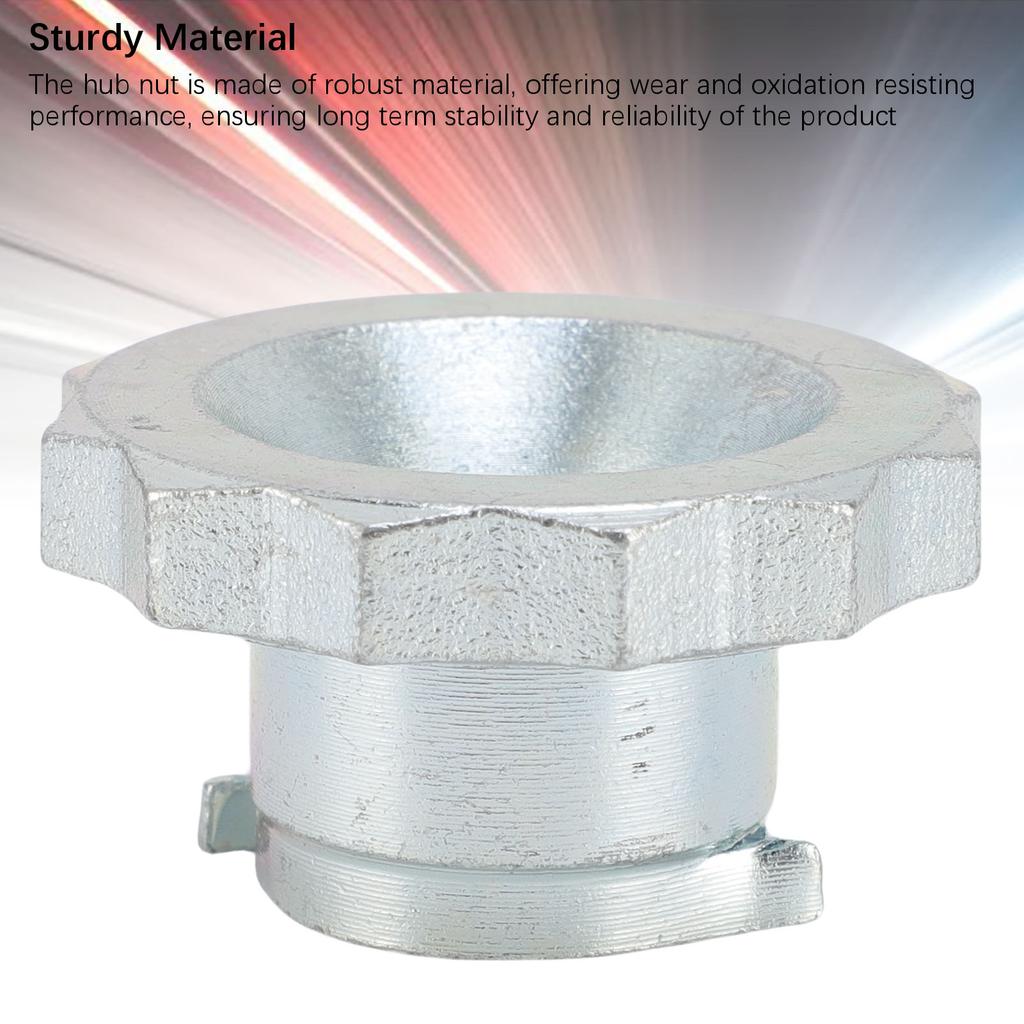 Nut Replacement for Roomster 2006-2015 Car Wheel Hub 6Q0407396 Hub Axle Thread Nut