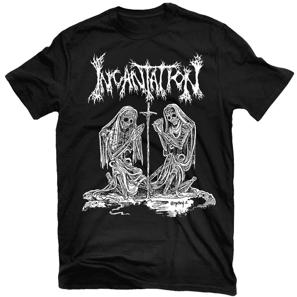 Incantation Onward To Golgotha Band Graphic Tee  Cotton Round Neck Casual Unisex Tshirt Summer Top
