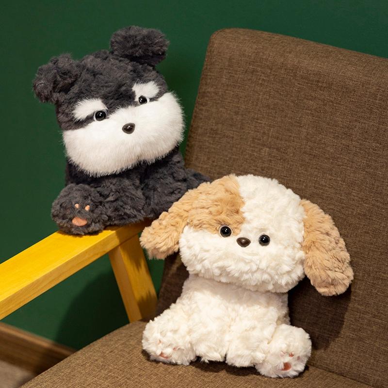 22cm Cartoon Cute Sit Puppy Dog Plush Toys Stuffed Animal Soft Baby Appease Sleep Doll Toys for Boy Girl Birthday Gift