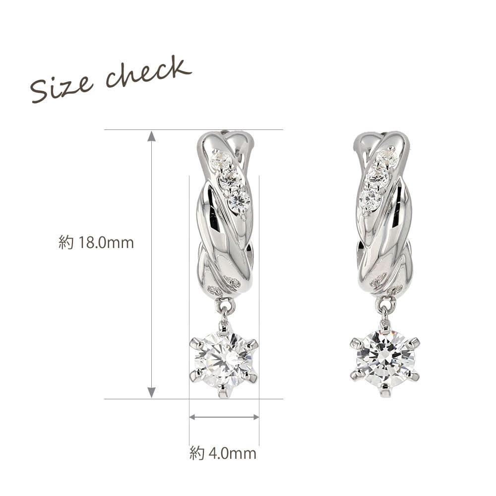 Pinky Dianne Silver Cubic Zirconia Earrings VPRPD52232 &