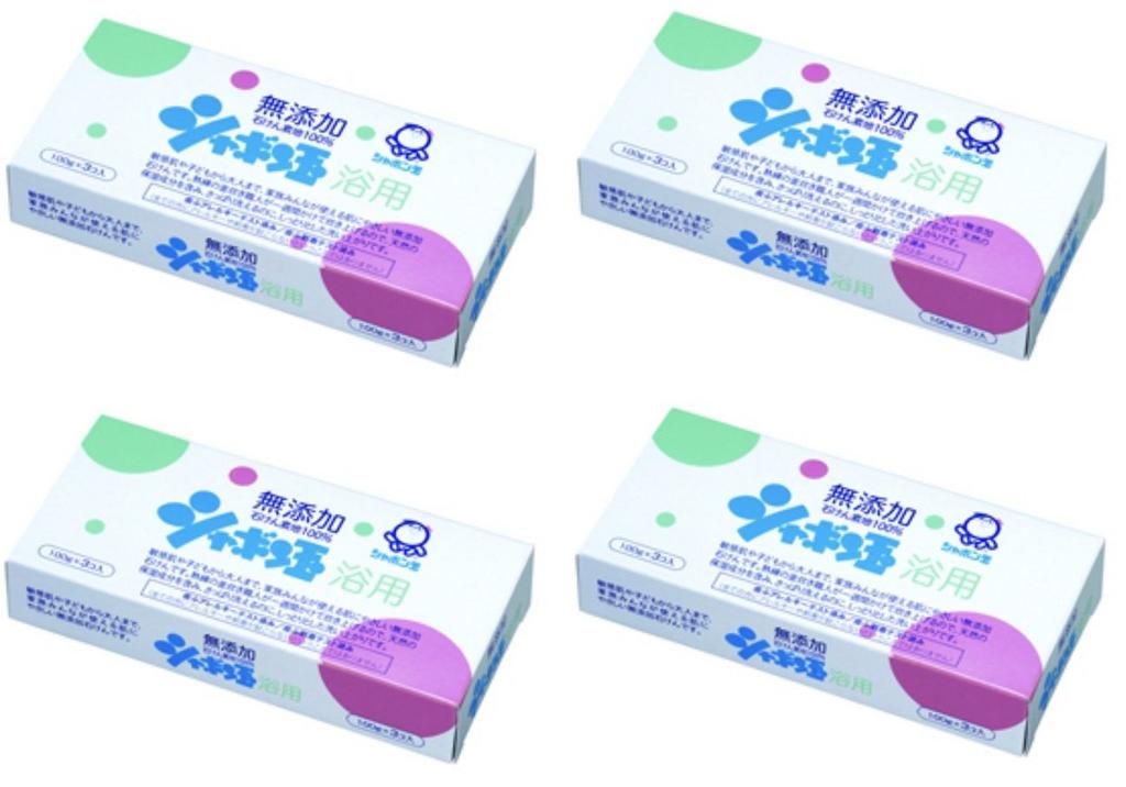 Soap bubble cosmetic soap for bubble bath 100g x 3 pieces x 4