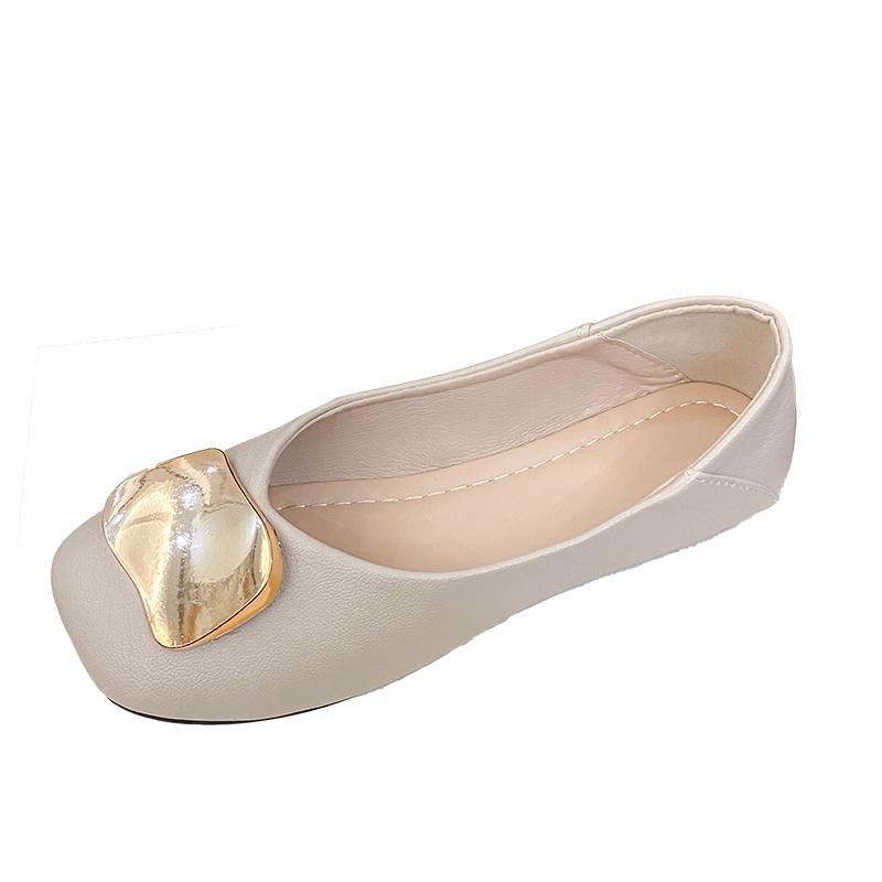 2024 Shoes for Women Slip-on Shallow Mouth Soft Square Toe Casual Women's Sports Shoes Flat Shoes Versatile New Slip-on Summer