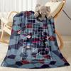 Messi 531 Blanket Warmthful Decor Perfect for Picnics Office Chair Chair for All Seasons Warmthful Decor Ideal Gift for Friends Family Couples Picnic