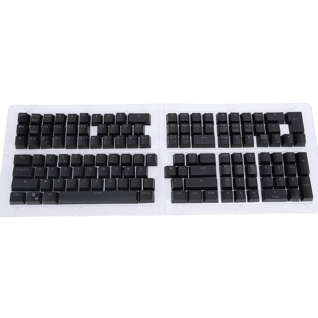 132 Keys French Keyboard Keycaps Minimalist Mechanical Keyboard Keycaps for 61 64 68 84 87 96 98 100 104 108 Keyboards