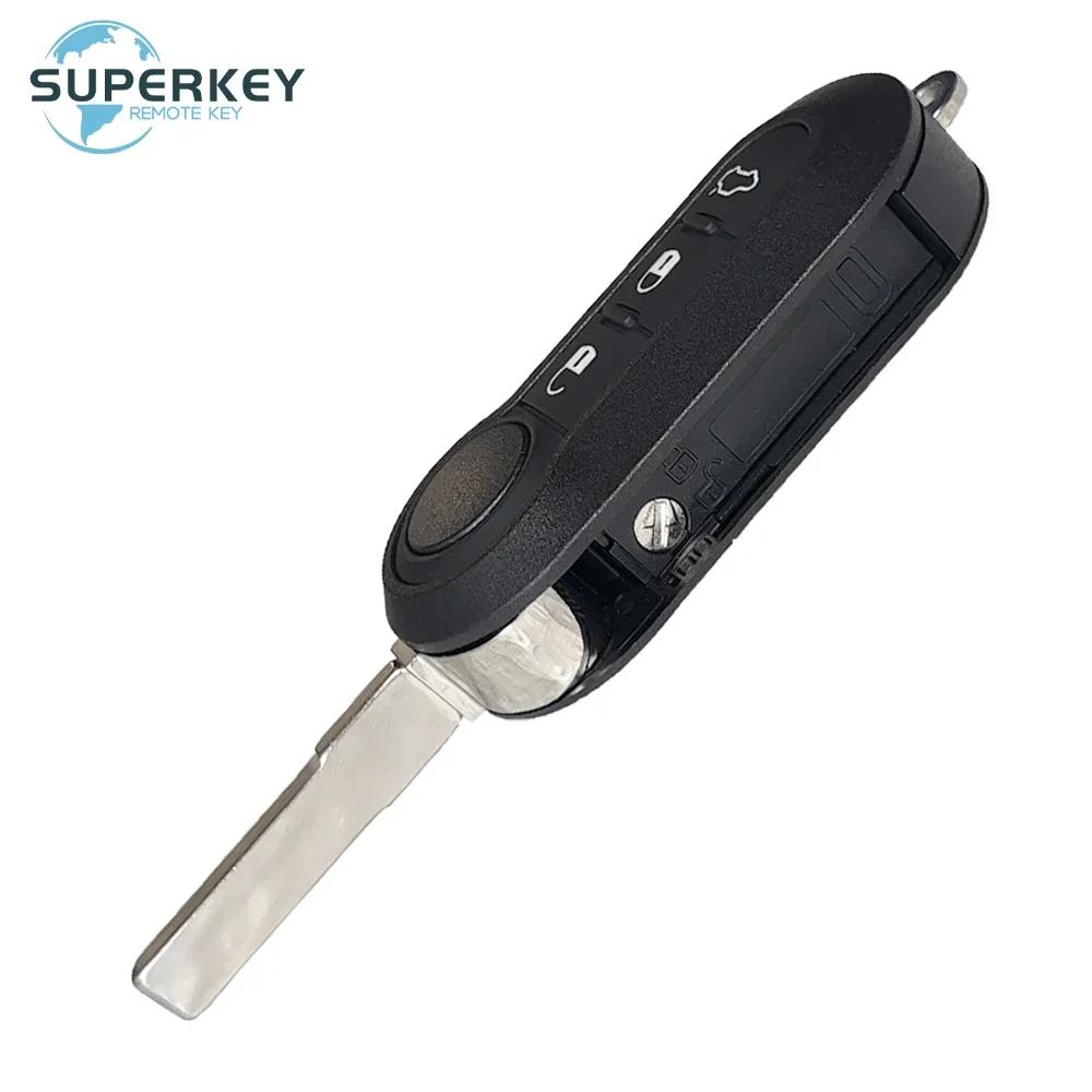 SUPERKEY Dla Fiat 500 Doblo Bravo Ducato Qubo Grande Punto Marelli DelphiBSI Zdalny Składany Kluczyk Samochodowy 433Mhz ID46 LTQFI2AM433TX