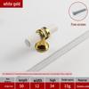 Modern Nordic Brass Cabinet & Wardrobe Double-Hole Handle
