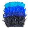 100CM Multi-Color Feather Trim | Pre-Punched Holes DIY Supplies for Lampshades, Christmas Trees & Boho Wedding Arches