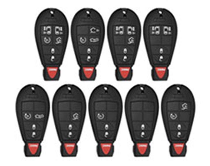 Car Fob Key Case Cover Holder Chain For Jeep Commander Dodge Grand Caravan Chrysler Grand Voyager Town Country For Chrysler 300C