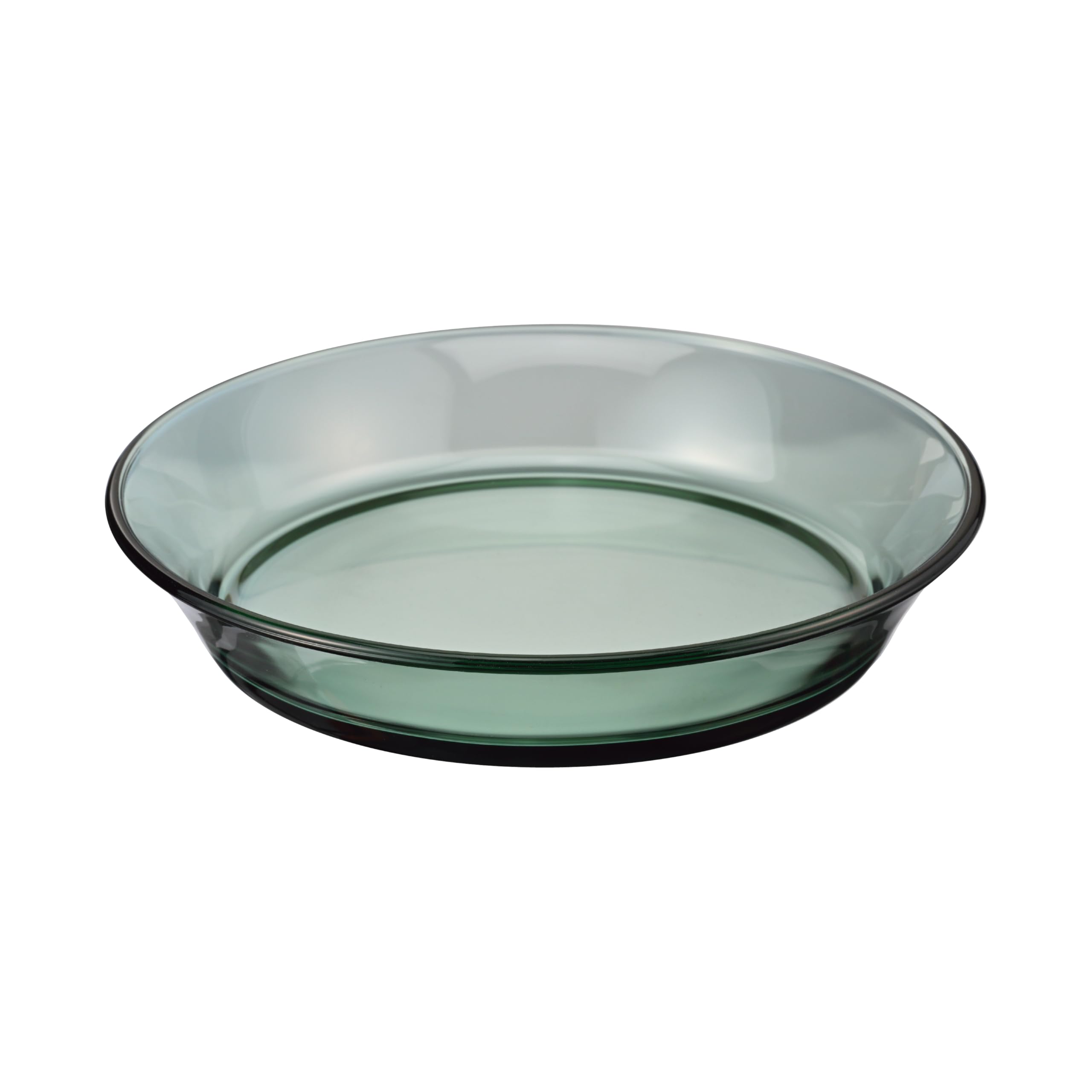 

HARIO COLORS Glass Rimmed Heat Microwave and Dishwasher Plate, Resistant, Safe, HCRP-200-G зелений