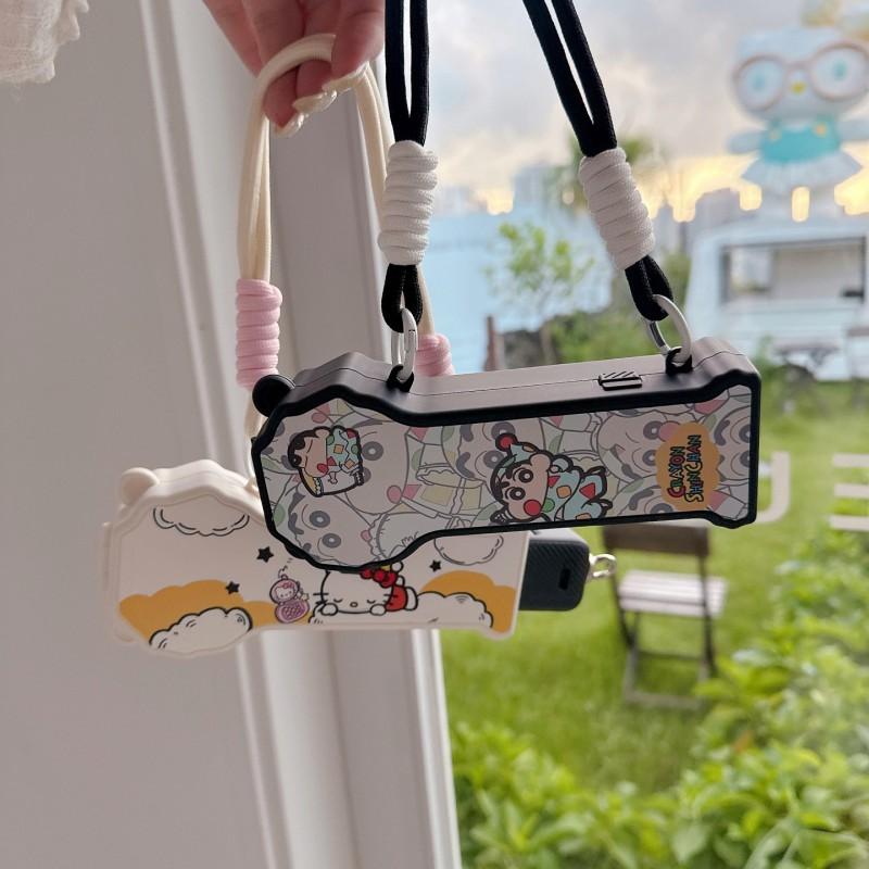 DJI Pocket 3 4 Compatible Camera Protective Case With Strap Cartoon KT Cat Shinchan Design Vloggers