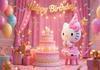 Sanrio Hello Kitty Background Banner Melody Children's Birthday Party Decorations Photo Baby Baptism Photo Booth Props