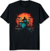 Vintage Drummer Band T-Shirt for Men Classic Rock Metal Band Graphic Tee Drummer Gift for Music Lovers