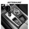 Betterhumz Car Gear Shift Panel Cover Frame Trim Sticker for BMW E70 E71 X5 X6 Serie Made of Alcantara Interior Auto Accessories
