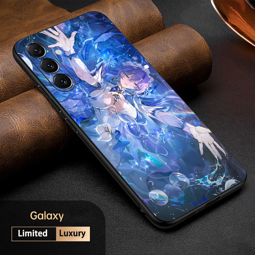 Cantarella beauty game girl pattern Phone Case For Samsung Galaxy S25 S24 S23 S22 S21 S20 Plus Ultra Note20 Soft Black